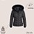 Jaqueta Feminina Puffer Longa Quentinha Com Capuz Removível e Bolso Frontal - Imagem 11
