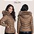 Jaqueta Feminina Puffer Longa Quentinha Com Capuz Removível e Bolso Frontal - Imagem 8