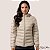 Jaqueta Puffer Feminina Longa Capuz Removível Forrada Com Zíper Para Inverno Frio Conforto - Imagem 6