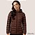 Jaqueta Puffer Feminina Longa Capuz Removível Forrada Com Zíper Para Inverno Frio Conforto - Imagem 8