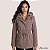Jaqueta Parka Feminina Blue Rose Inverno Peluciada com Capuz Removível Forrada Térmica Confortável - Imagem 6