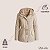 Jaqueta Parka Feminina Blue Rose Inverno Peluciada com Capuz Removível Forrada Térmica Confortável - Imagem 11