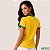 Camiseta Brasil Feminina Amarela Dry Fit Respirável Leve Confortável Para Treino E Dia A Dia - Imagem 3