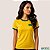 Camiseta Brasil Feminina Amarela Dry Fit Respirável Leve Confortável Para Treino E Dia A Dia - Imagem 2
