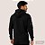 Jaqueta Corinthians Masculina All Black Logo Gel 3D Com Capuz Agasalho Original Premium Com Zíper - Imagem 3