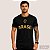 Camiseta Corinthians Brasil Preta Dourada Masculina Premium Casual Confortável - Imagem 2