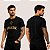 Camiseta Corinthians Brasil Preta Dourada Masculina Premium Casual Confortável - Imagem 4