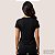 Camiseta Corinthians Brasil Preta Dourada Feminina Premium Casual Confortável - Imagem 3