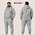 Conjunto Moletom Masculino Plus Size Flanelado Com Capuz Zíper e Calça Casual - Imagem 6