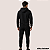 Conjunto Masculino Esportivo Corta Vento Jaqueta com Capuz e Calça - Imagem 3