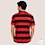 Camiseta Flamengo Masculina Retrô Listrada Rubro-Negra - Imagem 3
