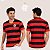 Camiseta Flamengo Masculina Retrô Listrada Rubro-Negra - Imagem 4