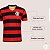 Camiseta Flamengo Masculina Retrô Listrada Rubro-Negra - Imagem 6