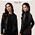 Jaqueta Feminina PU Elegante Para Outono Inverno - Imagem 3