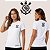 Camiseta Corinthians Feminina Premium Casual Confortável Gola Careca Futebol - Imagem 1