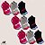 Kit 9 Pares de Meia Infantil Cano Curto Confortável Uso Casual - Imagem 10