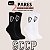 Kit 2 Pares de Meias Cano Médio Corinthians Preto e Branco Masculina - Imagem 1