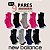 Kit 9 Pares de Meias Infantil Cano Alto Atoalhadas Casual - Imagem 1