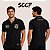 Camiseta Corinthians Masculina Poliamida Preta Brasão Dourado Leve Respirável Secagem Rápida - Imagem 1