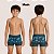 Sunga Boxer Tradicional Mash Infantil Masculina Estampada Folhagens Praia Piscina Natação Original - Imagem 4
