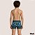 Sunga Boxer Tradicional Mash Infantil Masculina Estampada Folhagens Praia Piscina Natação Original - Imagem 3