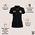 Camisa Corinthians Feminina Polo Timão Casual Esportiva Confortável com Escudo Dourado - Imagem 5