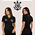 Camisa Corinthians Feminina Polo Timão Casual Esportiva Confortável com Escudo Dourado - Imagem 1
