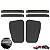 Kit 4 Difusor Ar + 2 Tela Alto Falante Painel Satélite Gol - Imagem 1