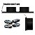 Suporte 2 Manômetros 52mm Console Porta Fita Gol VW Quadrado - Imagem 3