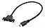 Cabo Mini Usb Macho Para Femea - 30 Cm - Imagem 1