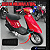 Moldura da Carenagem Emblema Lateral Yamaha Jog 50cc Par - Imagem 2