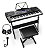 Kit Teclado Musical 61 Teclas Voik VTM-3000 - Imagem 1