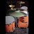 Bateria Acústica Voik BAM22-OR Laranja - Imagem 11