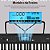 Teclado Musical 61 Teclas Voik VTX-730 - Imagem 5