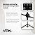 Estante para Partitura com Suporte para Microfone Voik MSM-060 - Imagem 4