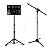 Kit Estante Partitura Com Pedestal Para Microfone Voik MS + SMV - Imagem 1