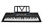 Kit Teclado Musical Eletrônico 61 Teclas Voik VTX-350 Com Suporte - Imagem 2