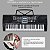Kit Teclado Musical 61 Teclas Voik VTM-3000 Com Suporte em X - Imagem 7
