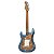 Guitarra Elétrica Profissional Strato Voik Blue Paisley Gloss - Imagem 5