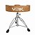 Banco de Bateria Voik B-1400 Couro Caramelo Regulável 130kg - Imagem 3