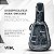 Case Para Guitarra Voik AC175 Air Case Texturizada Com Trava De Segurança Profissional Alça de Mão e de Costas Preta - Imagem 4
