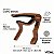 Capotraste Metal Voik CAPO WOOD Para Violão Guitarra Ukulele - Imagem 6