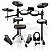 Bateria Eletrônica Voik VIBE-600 Nitro Core MIDI USB 7 Peças Caixa Mesh 20 Kits Silenciosa Completa Com Banco + Fone + Baqueta Para Iniciantes E-DRUMS Series Cor Preto Bivolt 110v/220v - Imagem 5