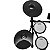 Bateria Eletrônica Voik VIBE-600 Nitro Core MIDI USB 7 Peças Caixa Mesh 20 Kits Silenciosa Completa Com Banco + Fone + Baqueta Para Iniciantes E-DRUMS Series Cor Preto Bivolt 110v/220v - Imagem 2