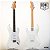 Kit Guitarra Elétrica Voik Pure White Gloss Com Amplificador - Imagem 3