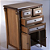 Mesa de Apoio Império Madeira 4 Gavetas e 2 Portas Multi Uso 44x80x57cm - Imagem 2