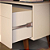 Rack Classic Sala TV Até 65 Polegadas MDF 2 Gavetas OffWhite/Nature 2.6m - Imagem 5