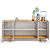 Balcão Buffet Sala Jantar Arc OffWhite 4 Portas 1,80m MDP - Imagem 2