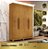 Guarda Roupa Master 4 Portas 1.40m 3 Gavetas 100% MDF Cinamomo - Imagem 3