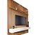 Painel Home Ripado Prime Nature Off White Sala de TV 75 Polegadas 2.80m - Imagem 2